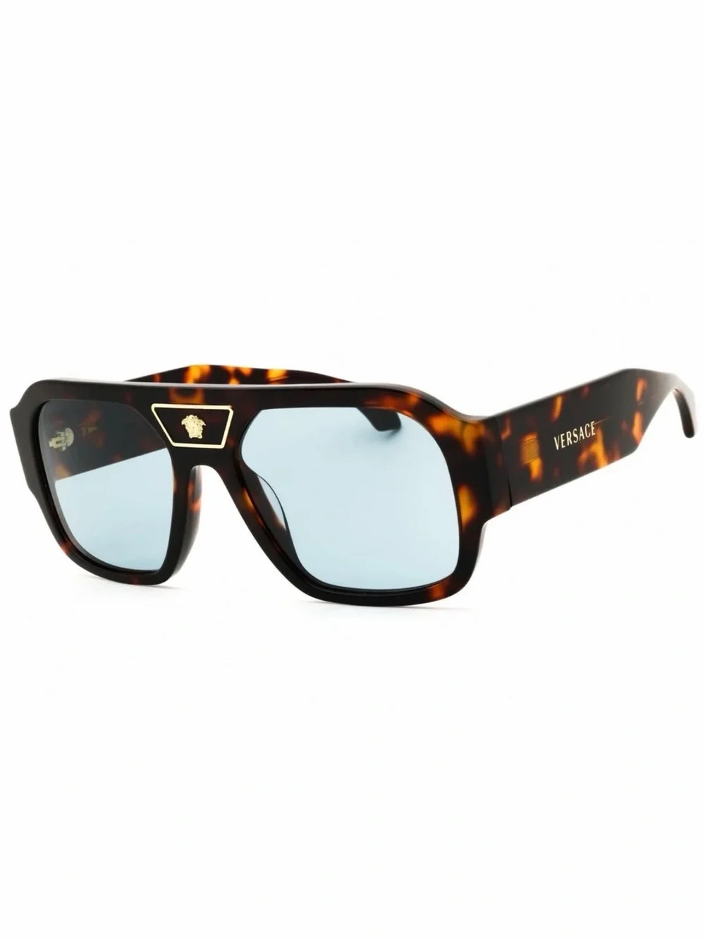 New Versace VE4508U 553780 Sunglasses with Teal Lenses Authentic
